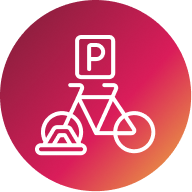 Bicycle parking area